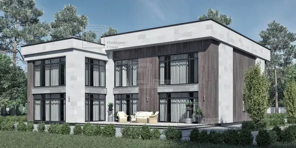 Проект дома с патио