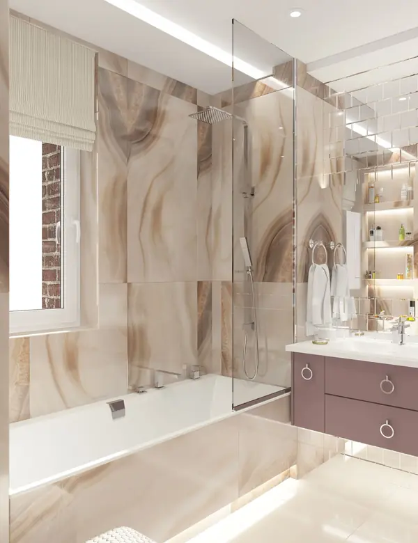 Нежнейший дизайн трехкомнатной квартиры