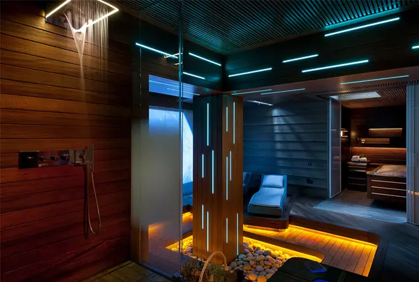 Частный спа- комплекс в загородной резиденции