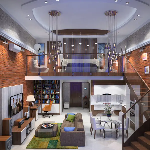 Однушка в 2 уровня