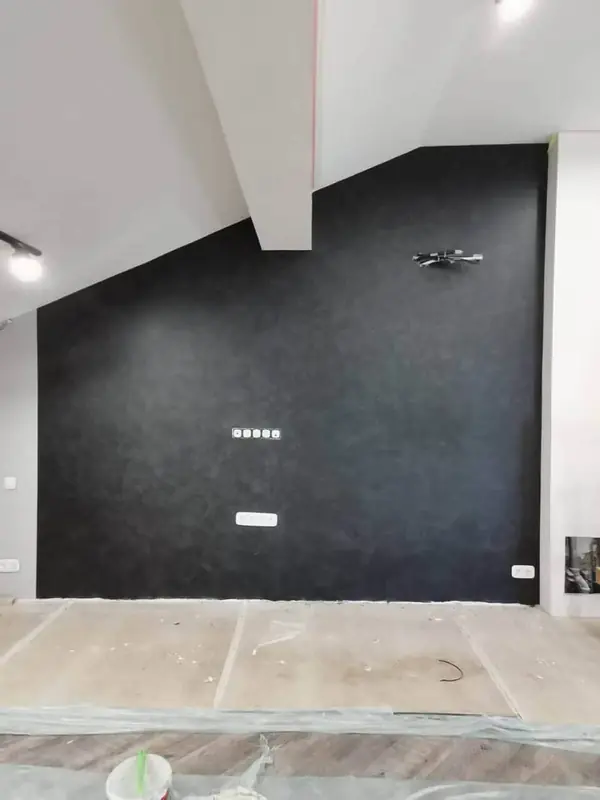 Матовая штукатурка в интерьере