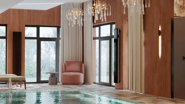 Дизайн-проект частного бассейна