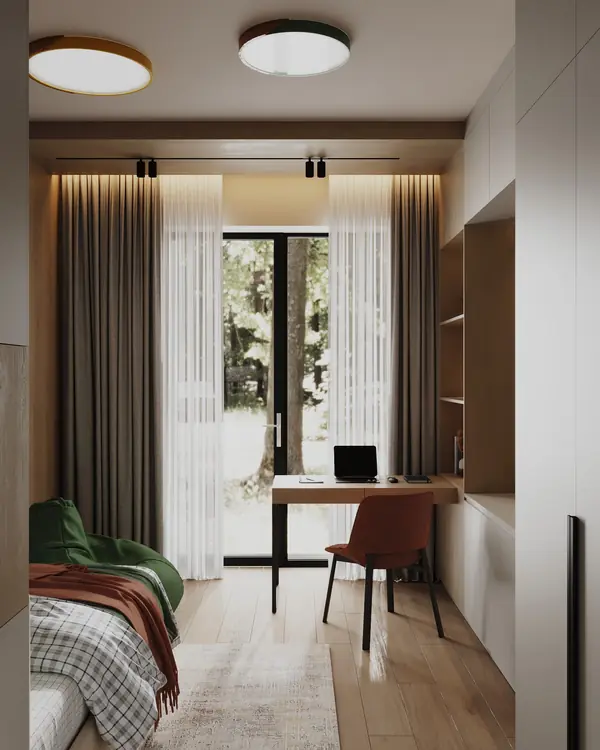 Дизайн интерьера дома в кп Урман— 174 м²