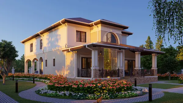 ДОМ-УСАДЬБА НА 2 СЕМЬИ + МАСТЕРСКАЯ (В1)