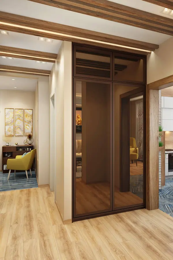 Дизайн квартиры в ЖК «Новая олимпийская деревня» — Разноцветный калейдоскоп