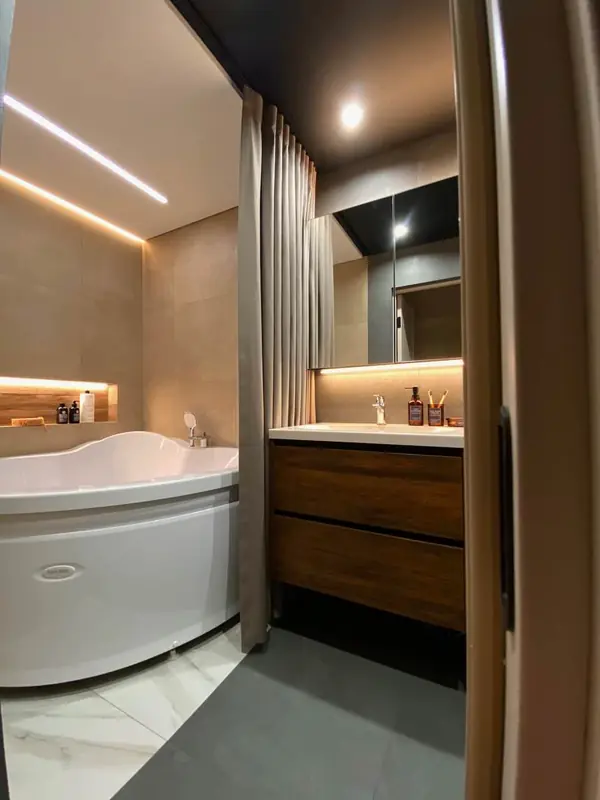 Реализация санузлов (Четырехкомнатная квартира, Пенза)