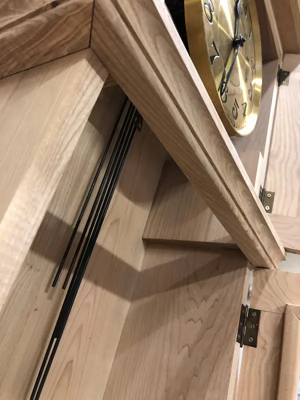 Корпус для польских часов 4-х годов из массива ясеня