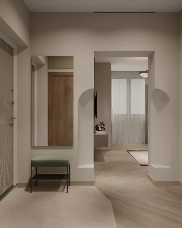 Современный дизайн-проект в пастельных тонах