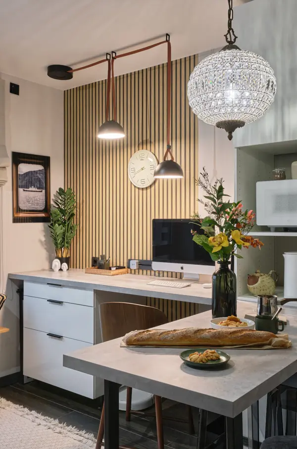 Интерьерная съёмка студии 19 кв.м. на Братиславской (Москва)