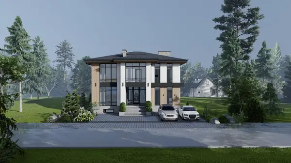 Дом в современном стиле.