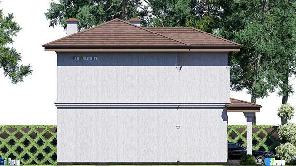 Проект двухэтажного дома 12х13 м S145м2 F-17360