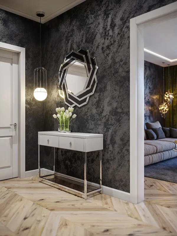 Дизайн интерьера однокомнатной квартиры с кухней-гостиной (ул.Р.Зорге)