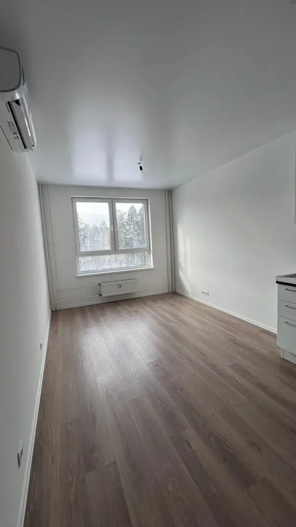 Редизайн интерьера студии с ремонтом от застройщика.