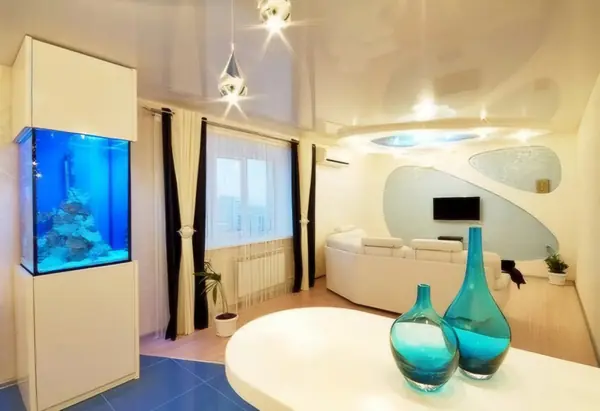 Дизайн квартиры в футуристическом стиле с морским
