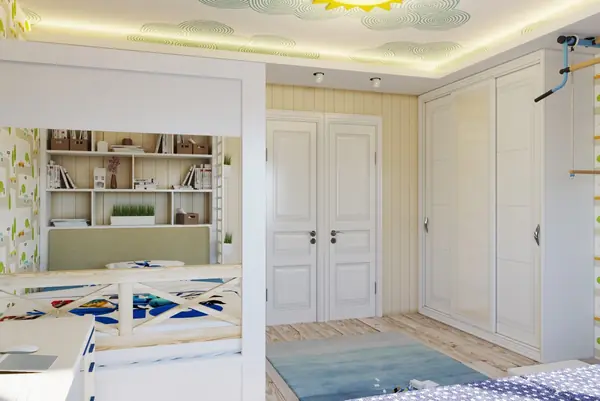 Детская для мальчика в морском стиле