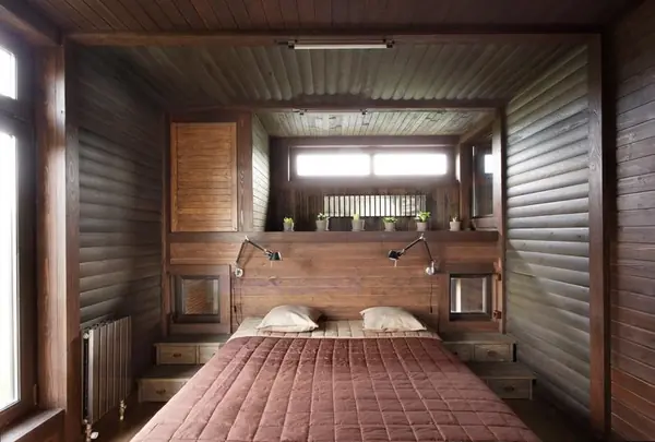 Wood Patchwork House