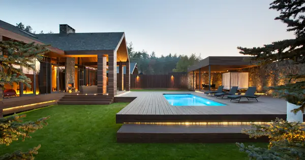 Дом и интерьер в стиле Шале, КП "Руза"