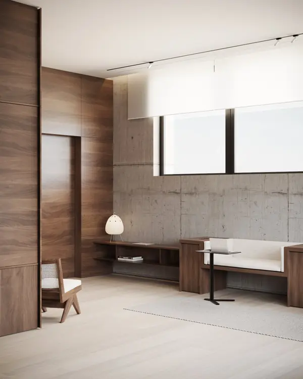 The Whale – Minimalist modern home office