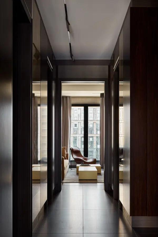 Люкс интерьер прихожей в Квартире 120 кв. м. в Современном стиле