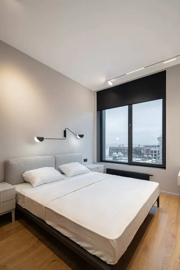 Серый минимализм | 58 кв.м.