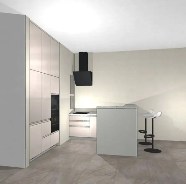 П-образная кухня