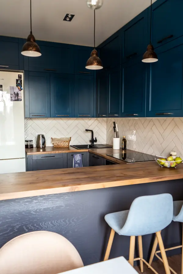 Дизайн кухни для квартиры в ЖК "Русский авангард"