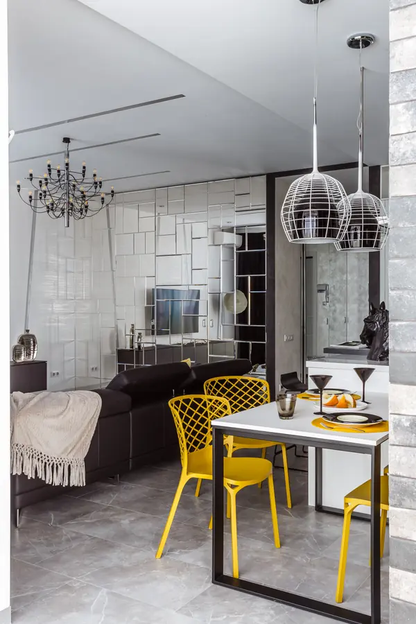 Фото кухни реализованного проекта квартиры ЖК "Адмирал".