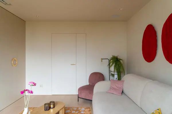 Гостиная с тремя коврами