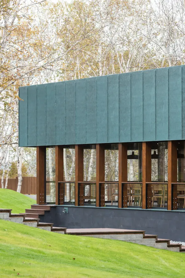 Павильон летней кухни на Камчатке