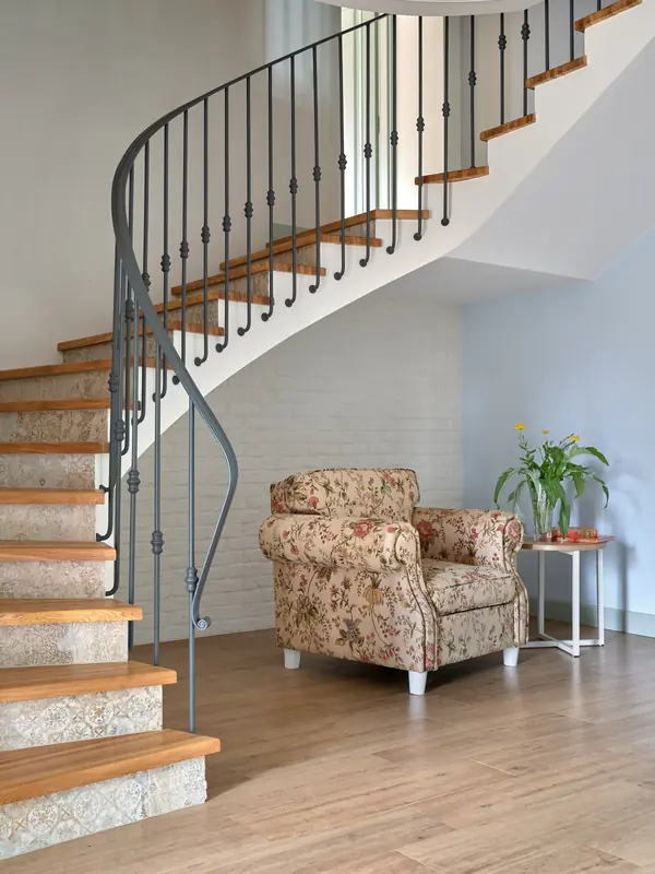 Гостиная с камином