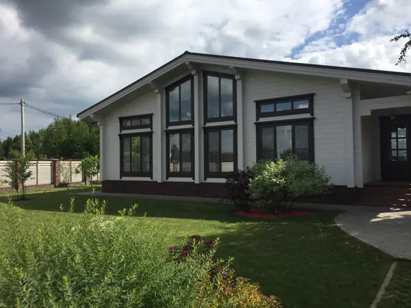 Одноэтажный дом в финском стиле