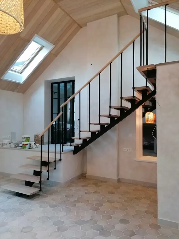 лестница на сварном монокосоуре