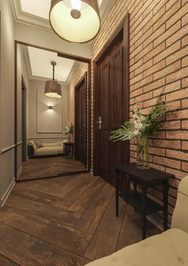 Прихожая с лестничным холлом