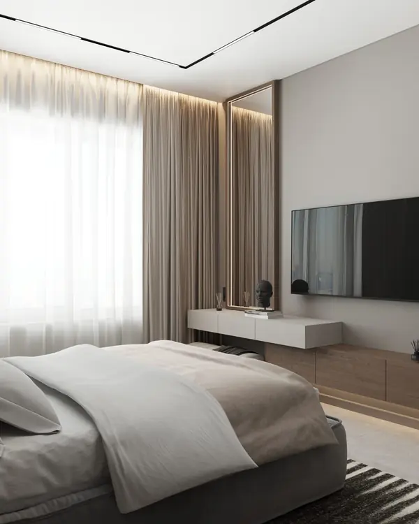 КП Первозванный 1, гостиная (вариант 2)