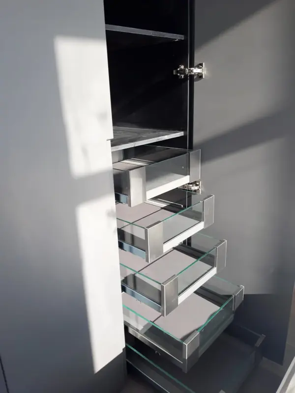 Стилизованный проект в стиле KTM (нержавеющая сталь, керамика, стекло)