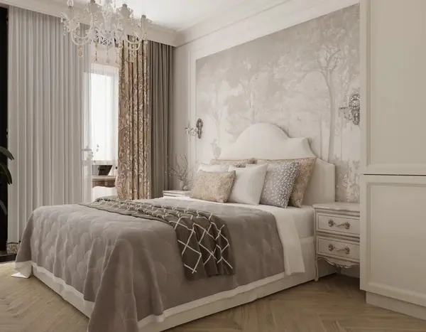 Светлая квартира 112,55 м² в современном стиле