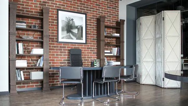 Кабинет в стиле лофт