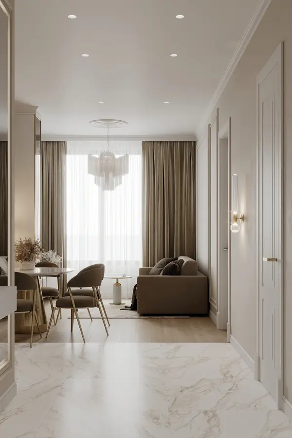 Дизайн и ремонт квартиры в ЖК Сердце Столицы - Поэзия неоклассики