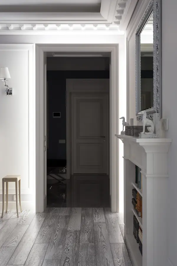 Вариант освещения коридора квартиры для Irina Saltykova - рукописи не горят