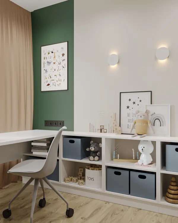 Дизайн-проект квартиры, площадью 68,8 м2, мкр Левобережный