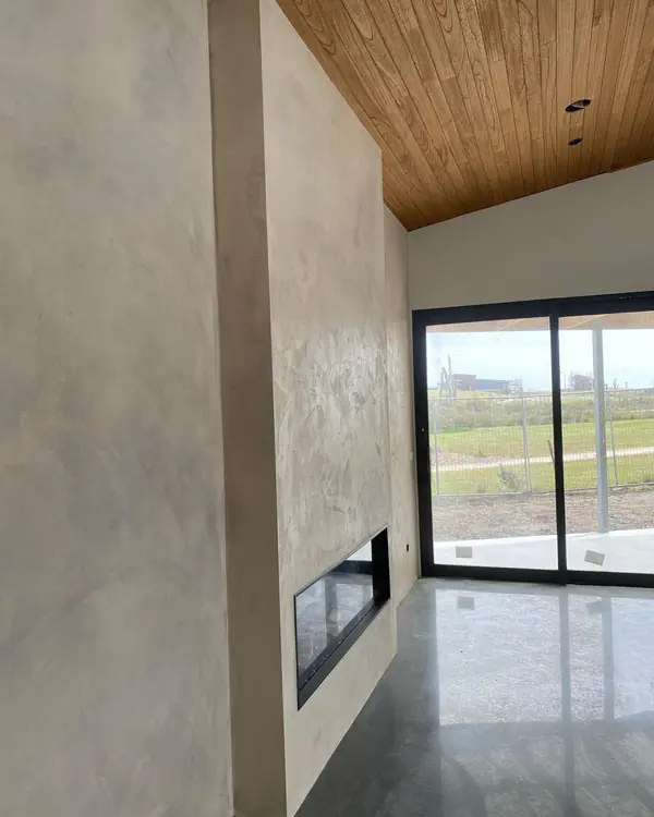 Арт-бетон. Декоративная штукатурка в современном интерьере