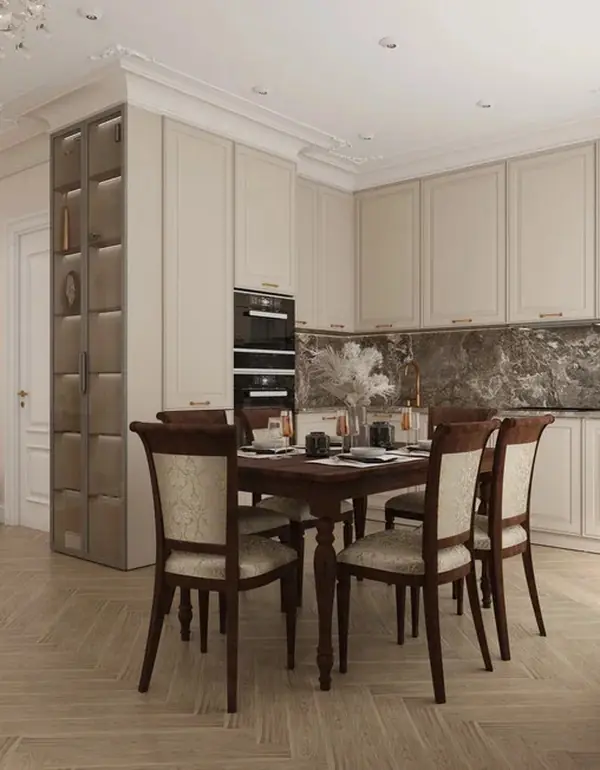 Светлая квартира 112,55 м² в современном стиле