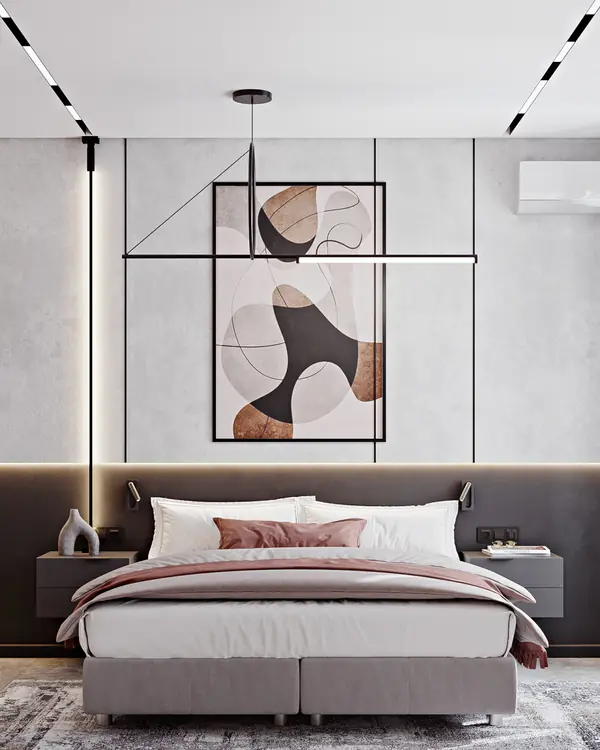 КП Первозванный 1,  спальня (вариант 3)