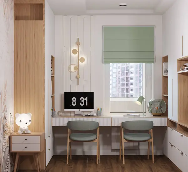 Рабочий стол двухместный