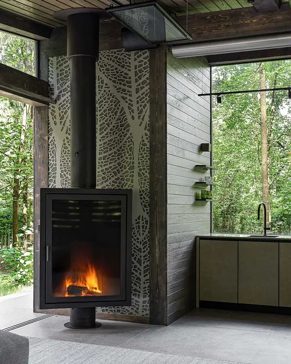 Терраса и беседка в подмосковной усадьбе