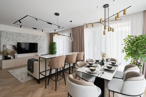 Евро 4к квартира 131 кв.м в ЖК "SKY HOUSE"