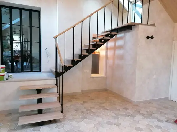 лестница на сварном монокосоуре