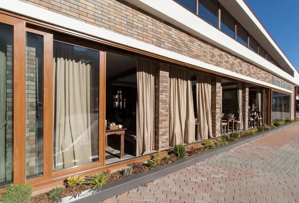 Остекление ресторана. Красная поляна. г. Сочи