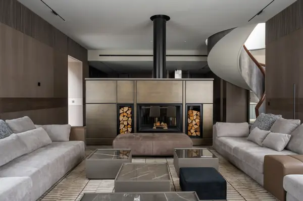 Камин в интерьере