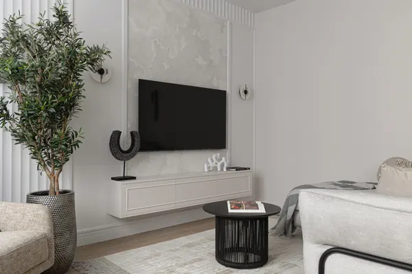 Подвесная тумба под телевизор